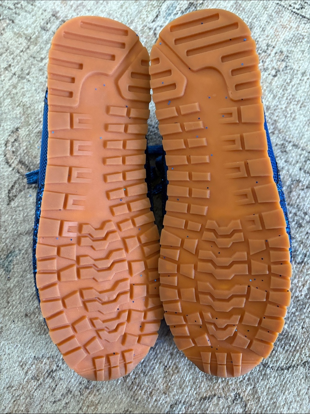 Brand New Glitter Athletic Sneakers in Bright Blue - Picture 5 of 5